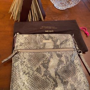GENUINE KATE SPADE SNAKESKIN BAG +DUSTER